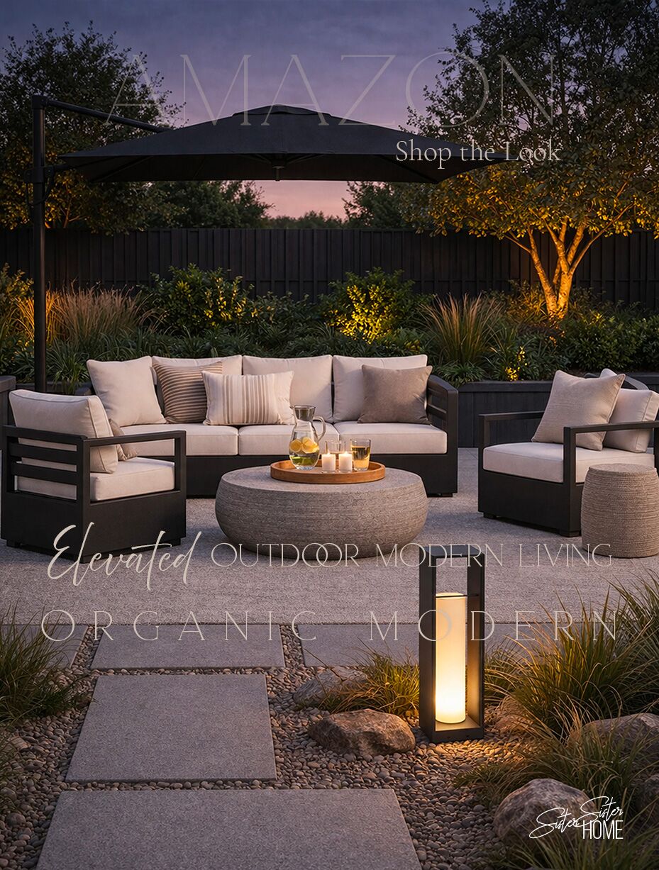 'Modway Tahoe aluminum outdoor patio sofa in gray white with black aluminum frame and clean modern design, 89 inch wide outdoor seating